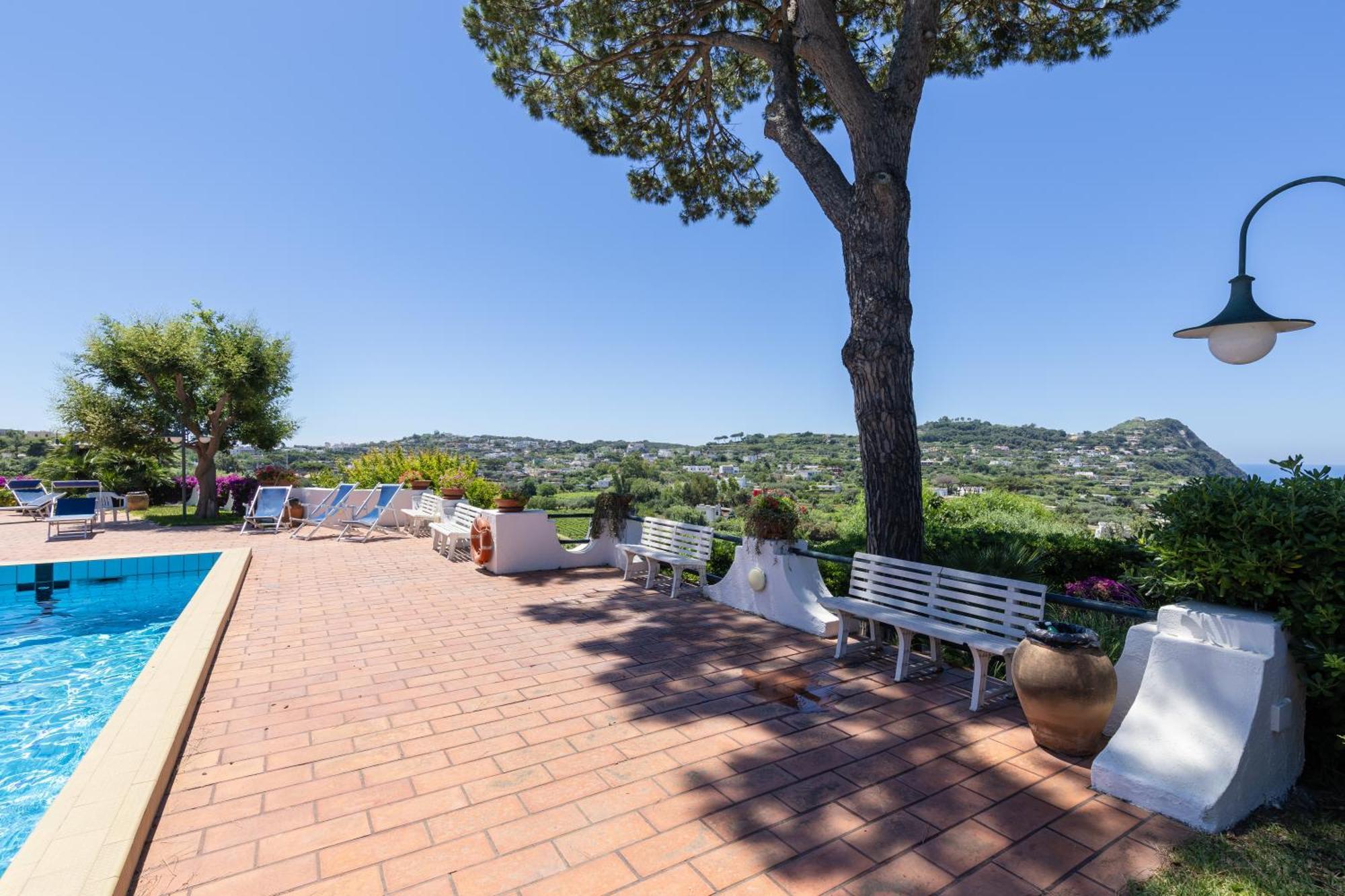 Villetta Con Giardino Esclusivo Di 1000 Mq, Piscina, Tennis, Calcio, Bocce Forio di Ischia Eksteriør billede